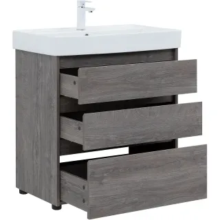 Тумба под раковину Aquanet Nova Lite 302473 75 см дуб рошелье